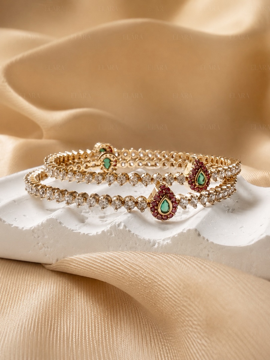 Kundan AD stone bangle